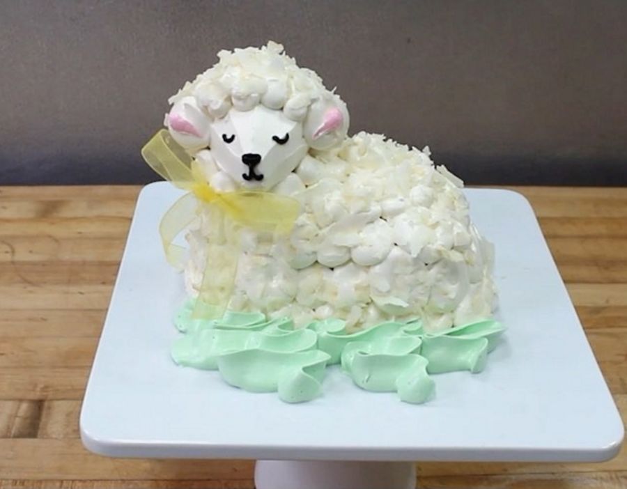 Before & After Lamb Cake by Bittersweet Pastry Shop SnapTwice
